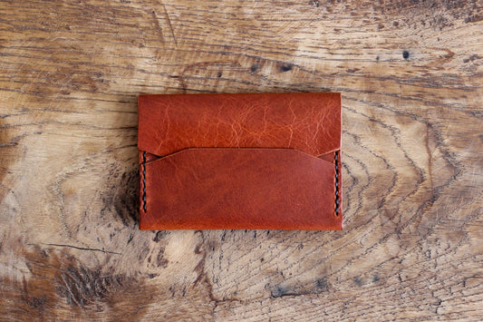 Składany Portfel na Karty - Minimalistyczny i Funkcjonalny | Ursus Maxymus Leatherworks