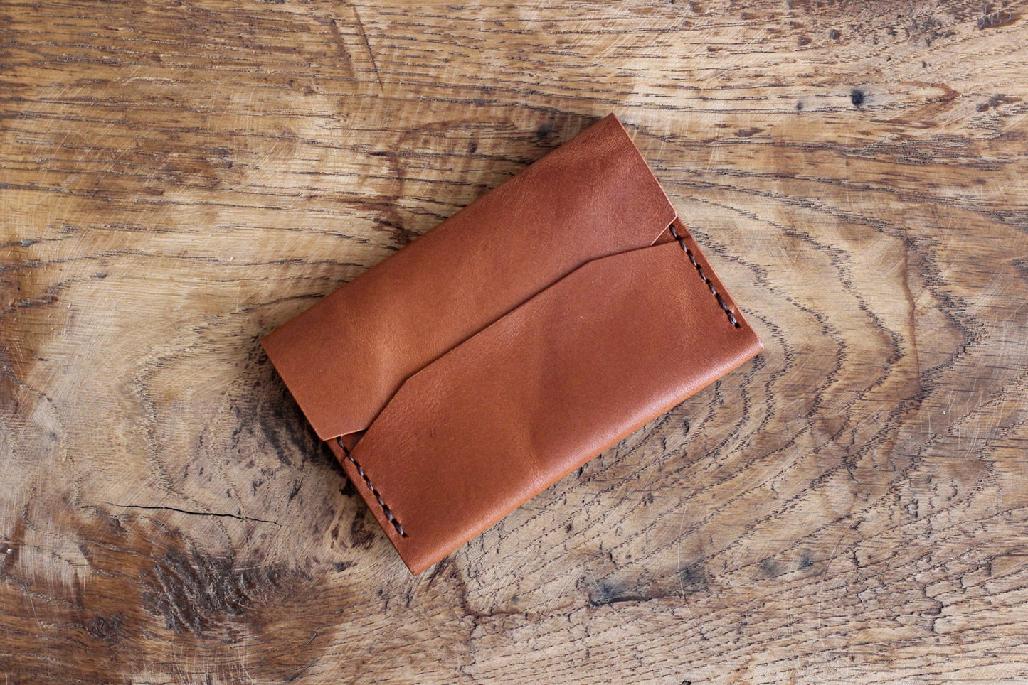 Składany Portfel na Karty - Minimalistyczny i Funkcjonalny | Ursus Maxymus Leatherworks