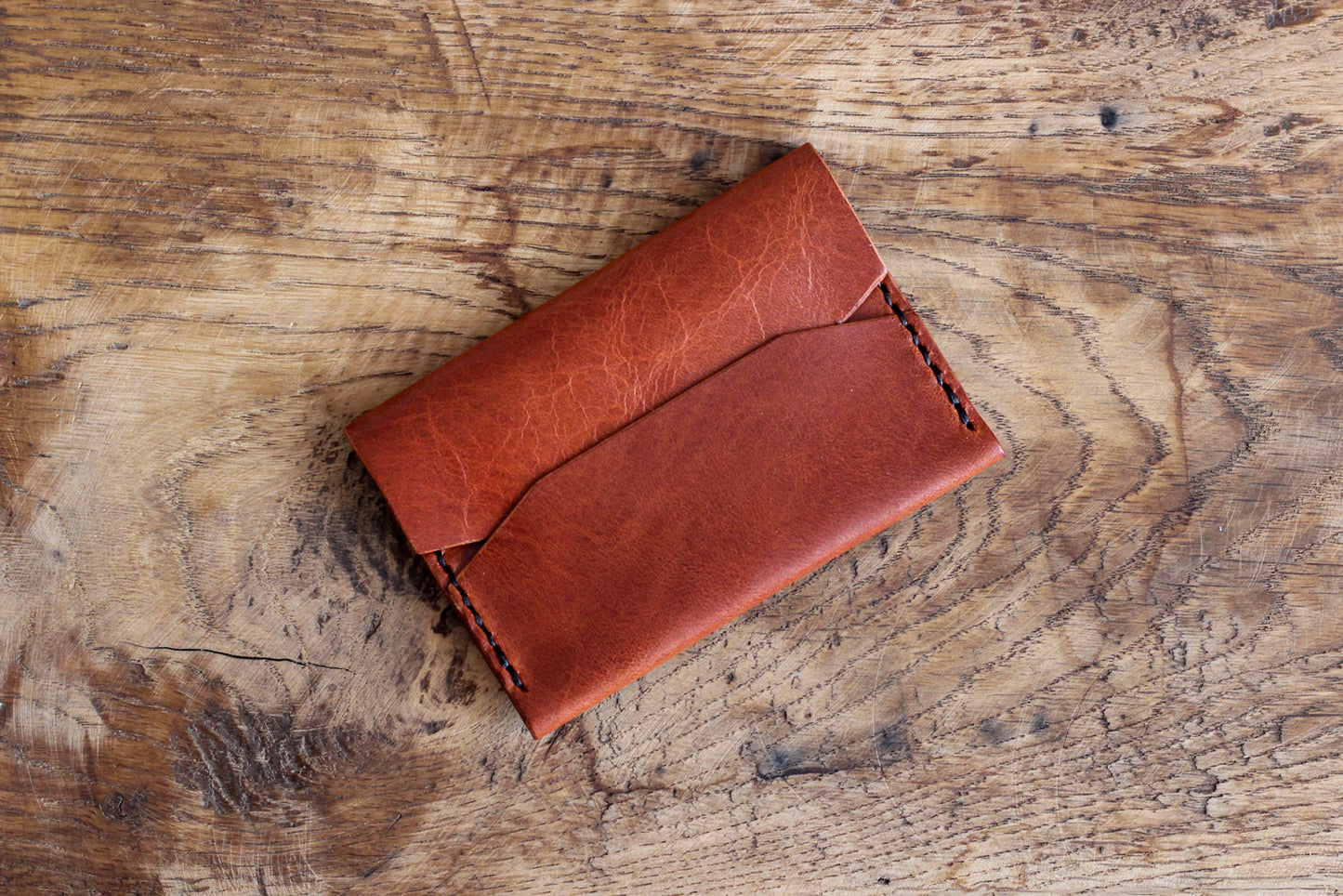 Składany Portfel na Karty - Minimalistyczny i Funkcjonalny | Ursus Maxymus Leatherworks
