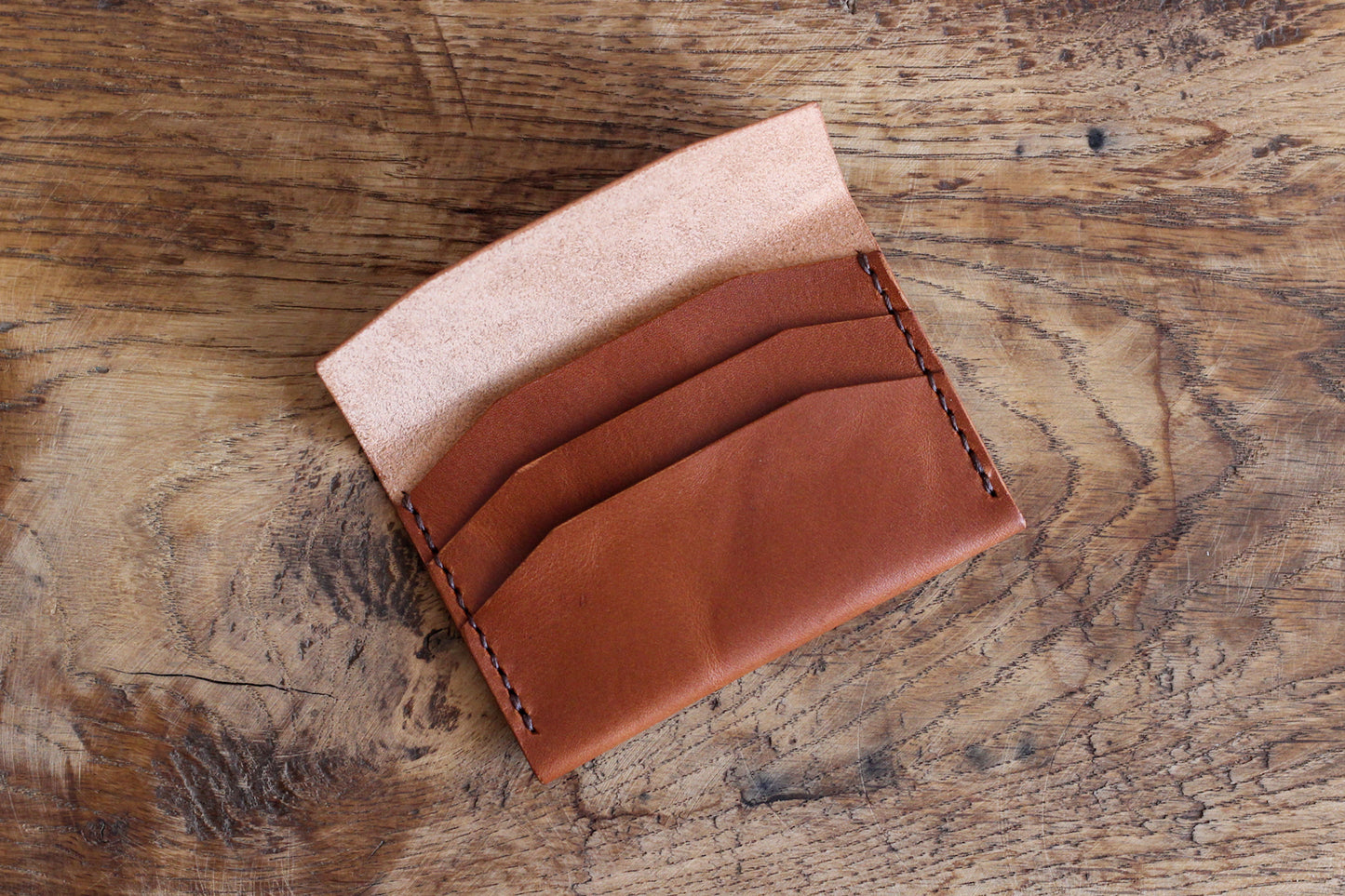 Składany Portfel na Karty - Minimalistyczny i Funkcjonalny | Ursus Maxymus Leatherworks