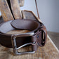 Pasek do Spodni z Naturalnej Skóry Bydlęcej (Czekoladowy, 40mm) - Ursus Maxymus Leatherworks