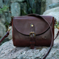 Aurora shoulder bag is made of high quality full grain leather