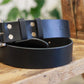 Pasek do Spodni z Naturalnej Skóry Bydlęcej (Czarny, 40mm) - Ursus Maxymus Leatherworks