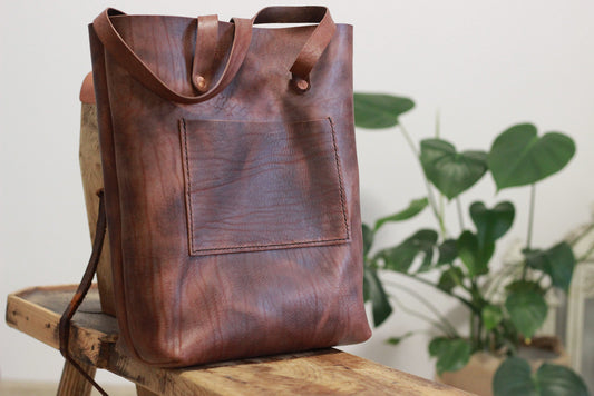 Torebka Typu Shopper - Minimalistyczna i Praktyczna | Ursus Maxymus Leatherworks