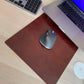 Podkładka pod Mysz Carmine Sunset z Naturalnej Skóry - Ursus Maxymus Leatherworks